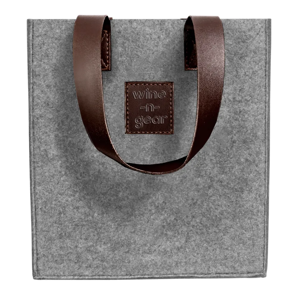 6-Bottle Felt Wine Tote 15