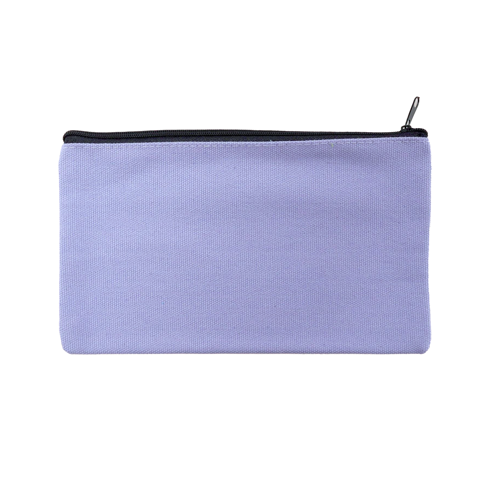 7.9" x 4.7" Canvas Zipper Pouch Pencil Makeup Coin Bag 3