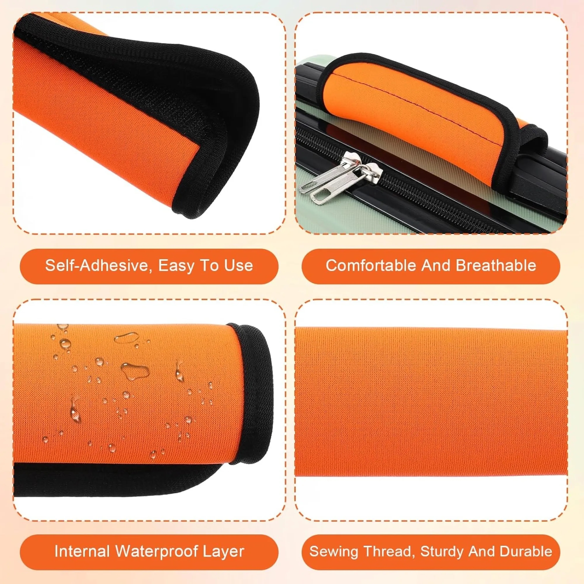 Elastic Wear-Resistant Luggage Handle Protector 5