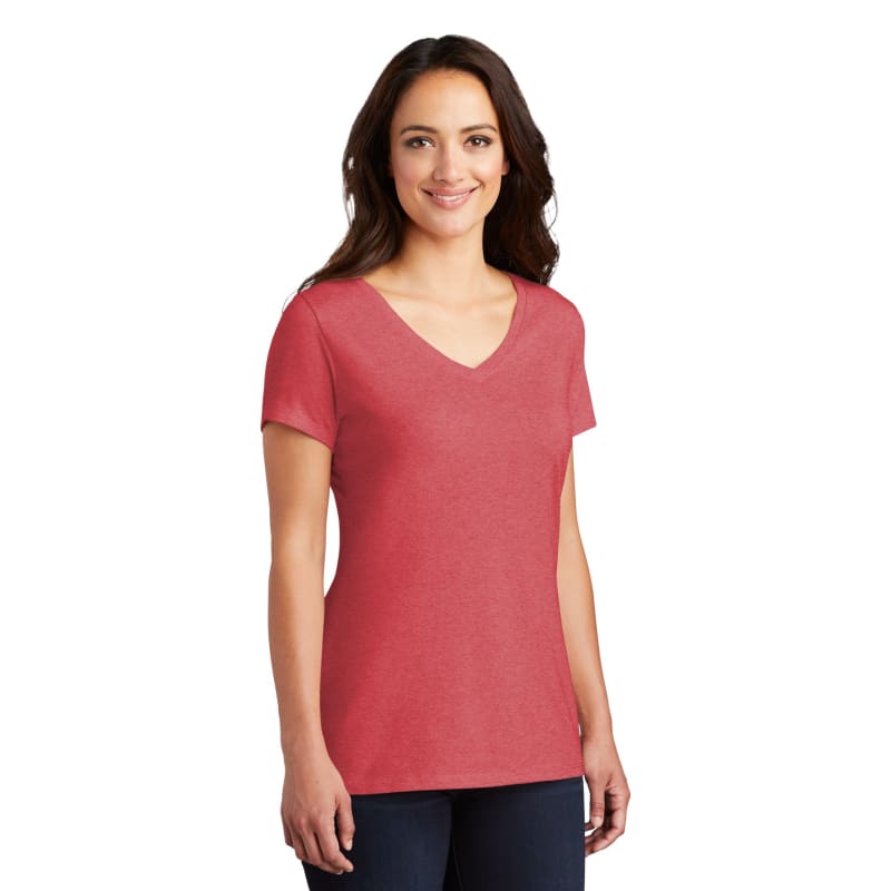 District Women's Perfect Tri V-Neck Tee. 33