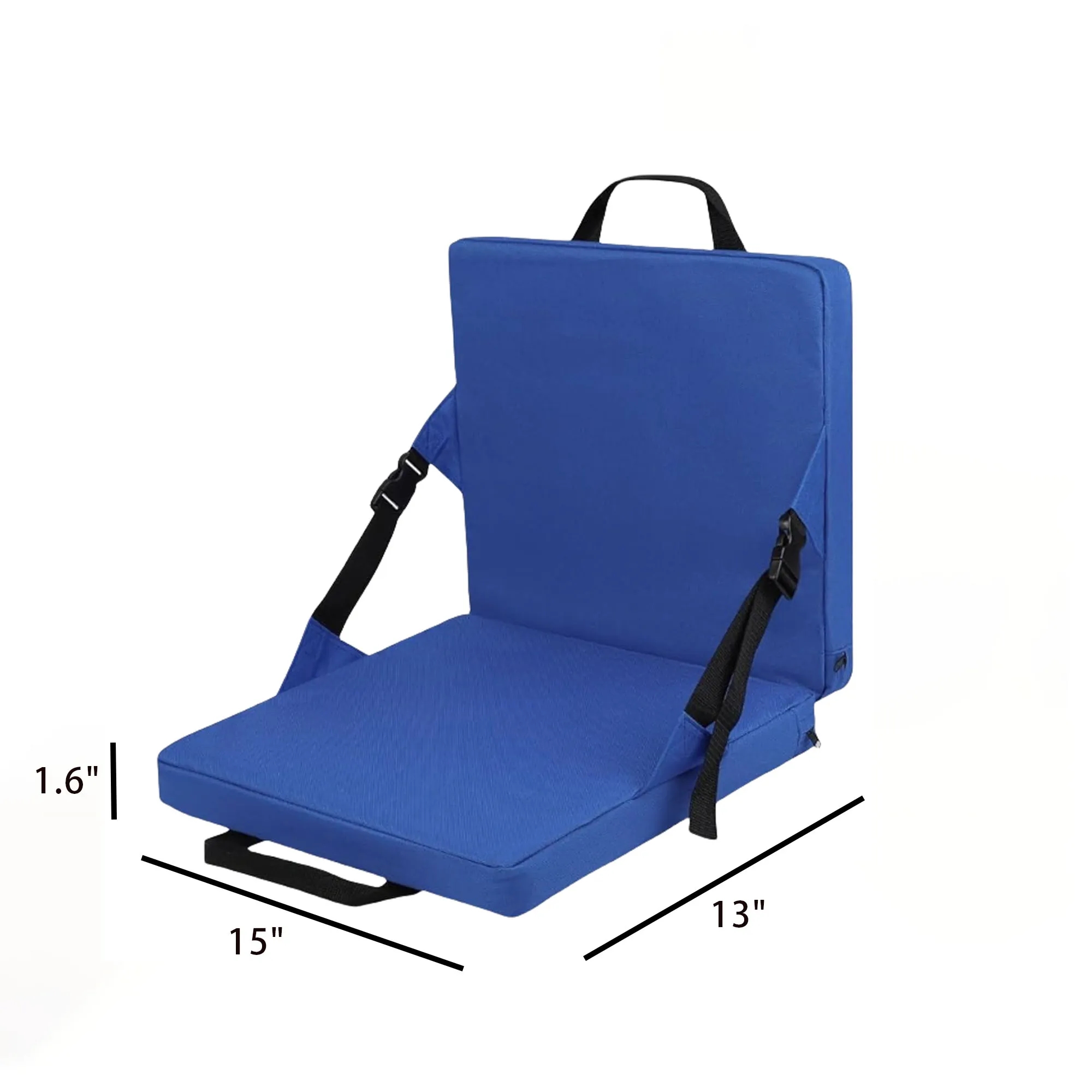Foldable Stadium Cushion With Back Support 1