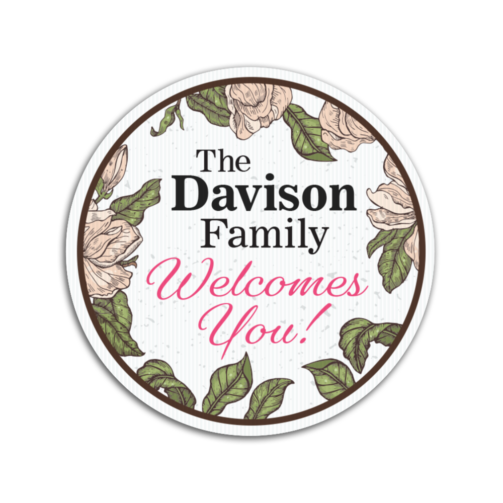 18" Round Yard Sign, Full Color 3