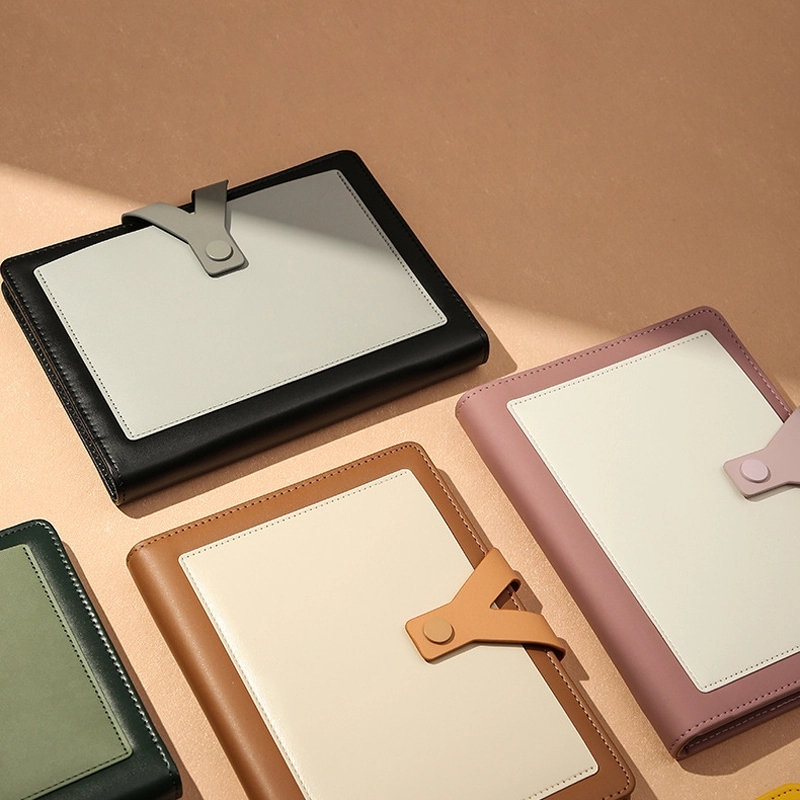 PU Leather A5 Business Travel Journal Binder Notebook 5