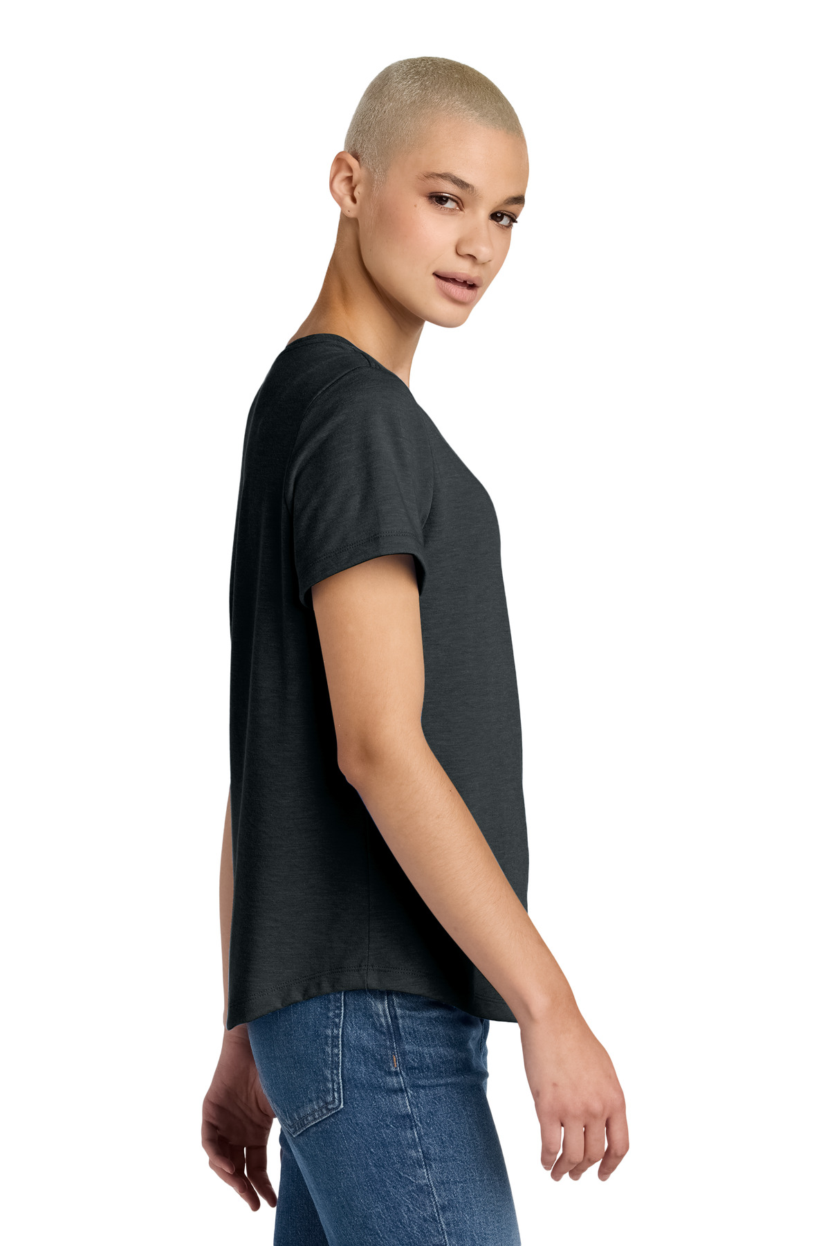 Allmade Women's Relaxed Tri-Blend Scoop Neck Tee AL2015 18