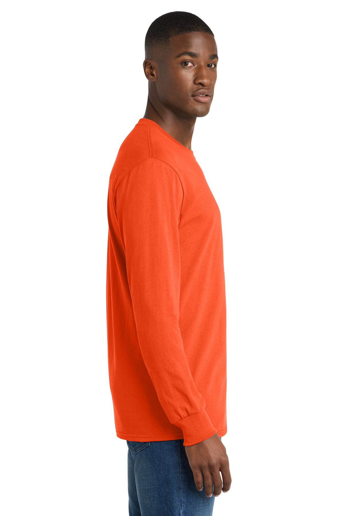 Port & Co Long Sleeve Core Cotton Tee. PC54LS 166