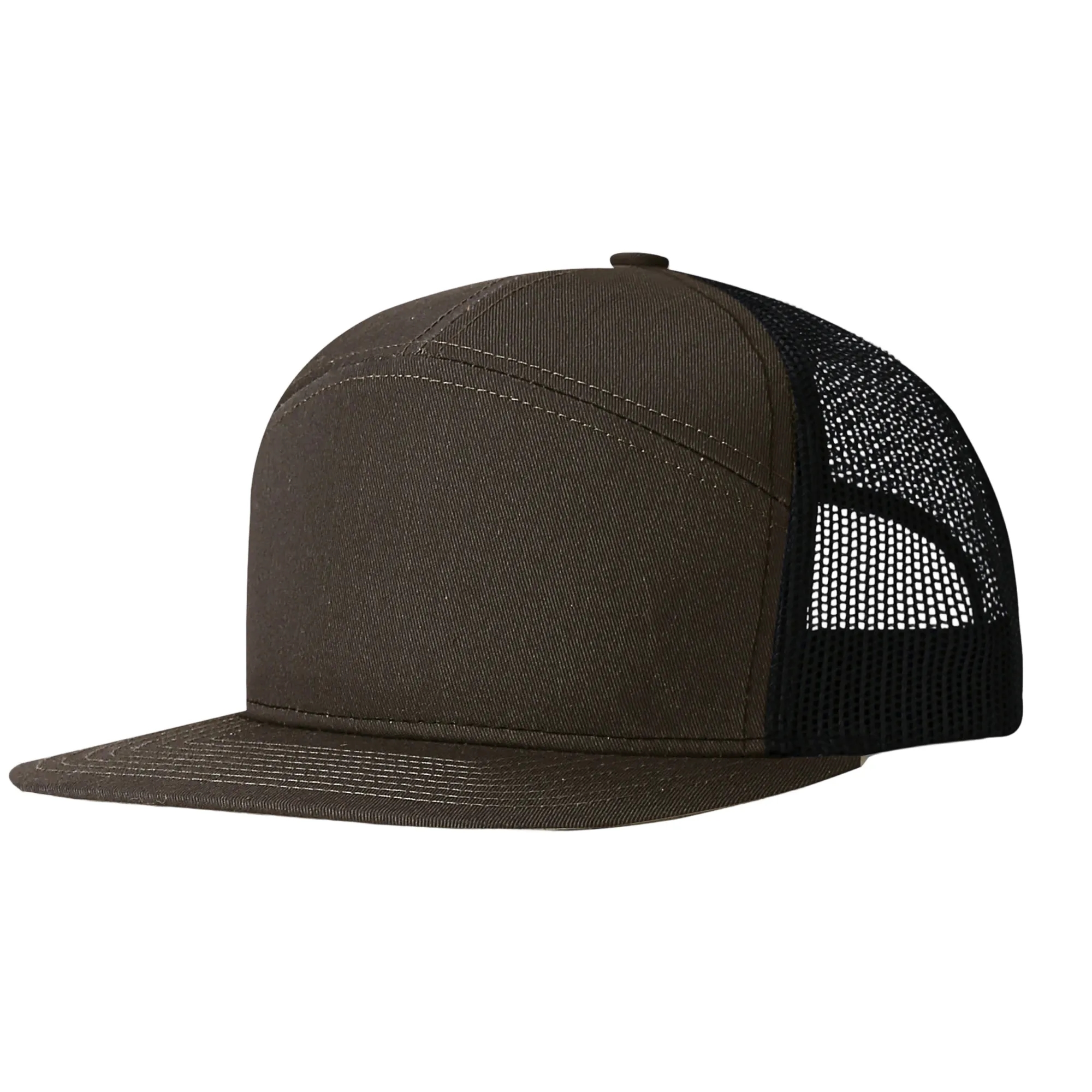 Adult Structured Flat Visor Snapback Cap 8