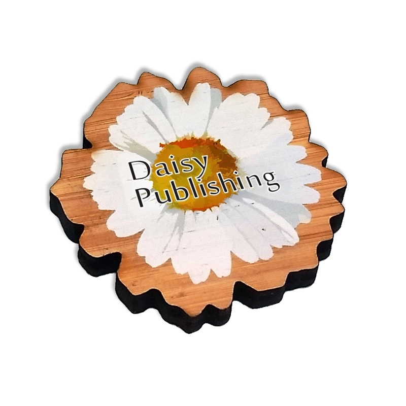 Custom Ultra Vivid Bamboo Magnet with Disc Magnet 9