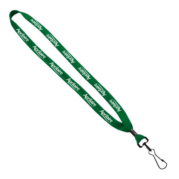 5/8" Polyester Shoelace Lanyard with Metal Crimp & Split-Ring 69