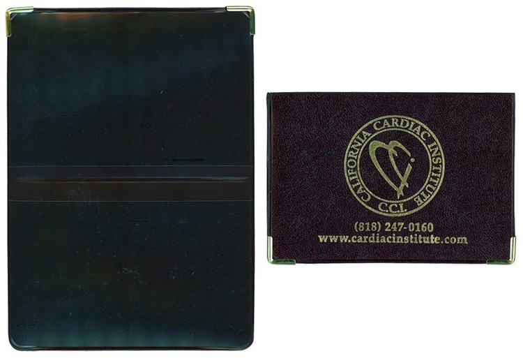Castillion Vinyl Card Case with Metal Corners 6