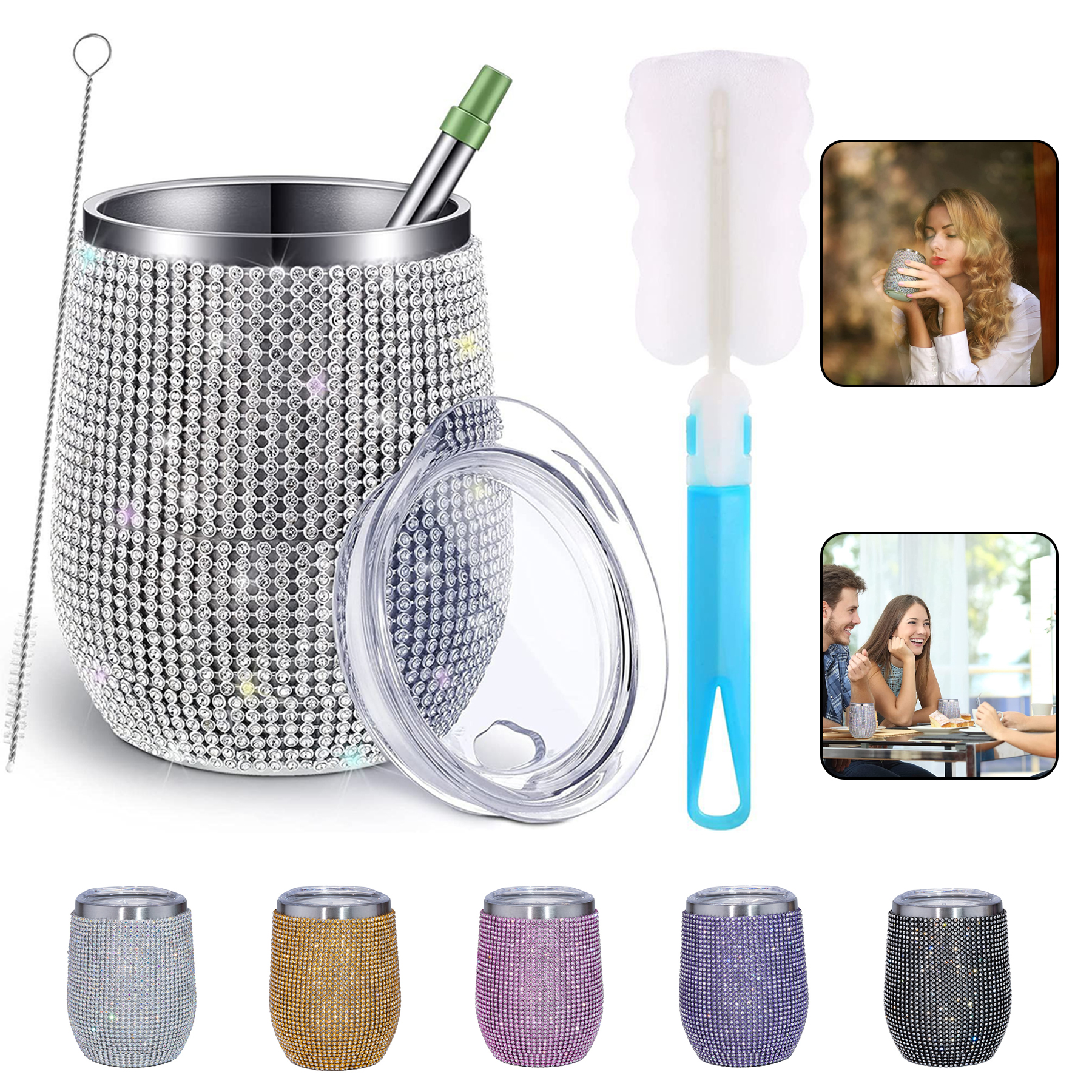 17oz Diamond Water Bottle 2