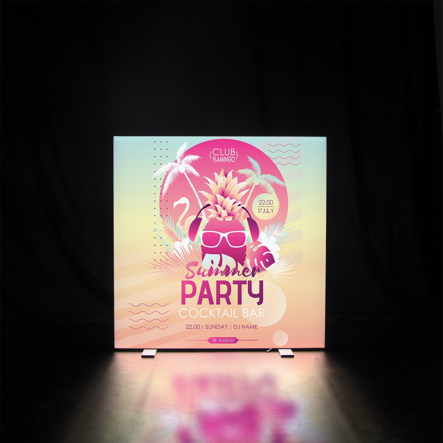4' x 4' Fusion Glo Display Kit 9