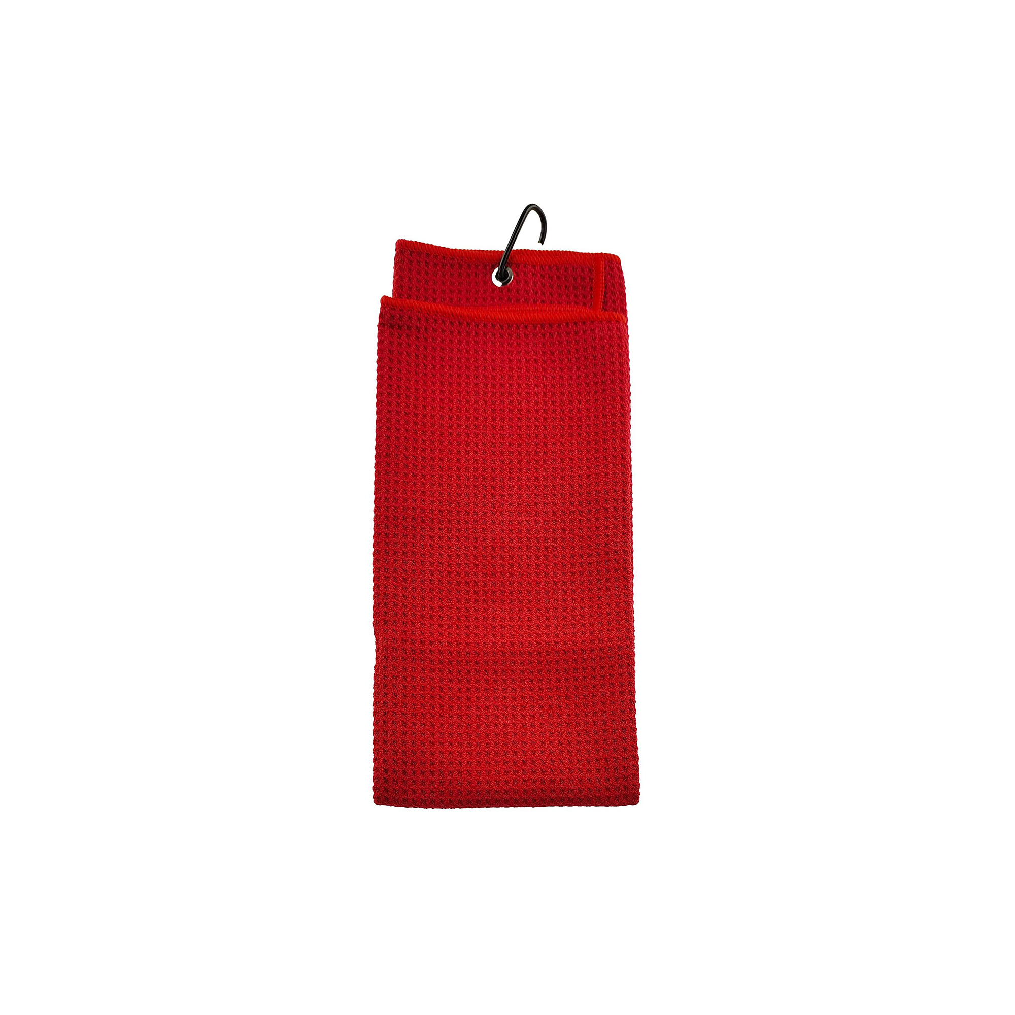 Microfiber Waffle Golf Towel 12" Square With Clip 3