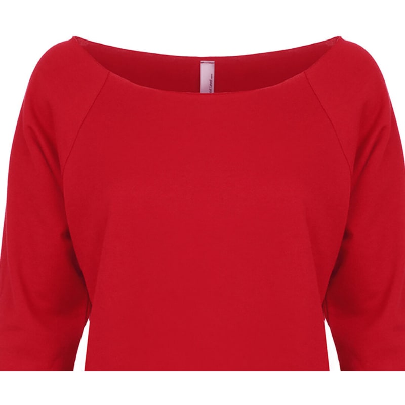 Next Level Apparel Ladies' French Terry 3/4-Sleeve Raglan 4