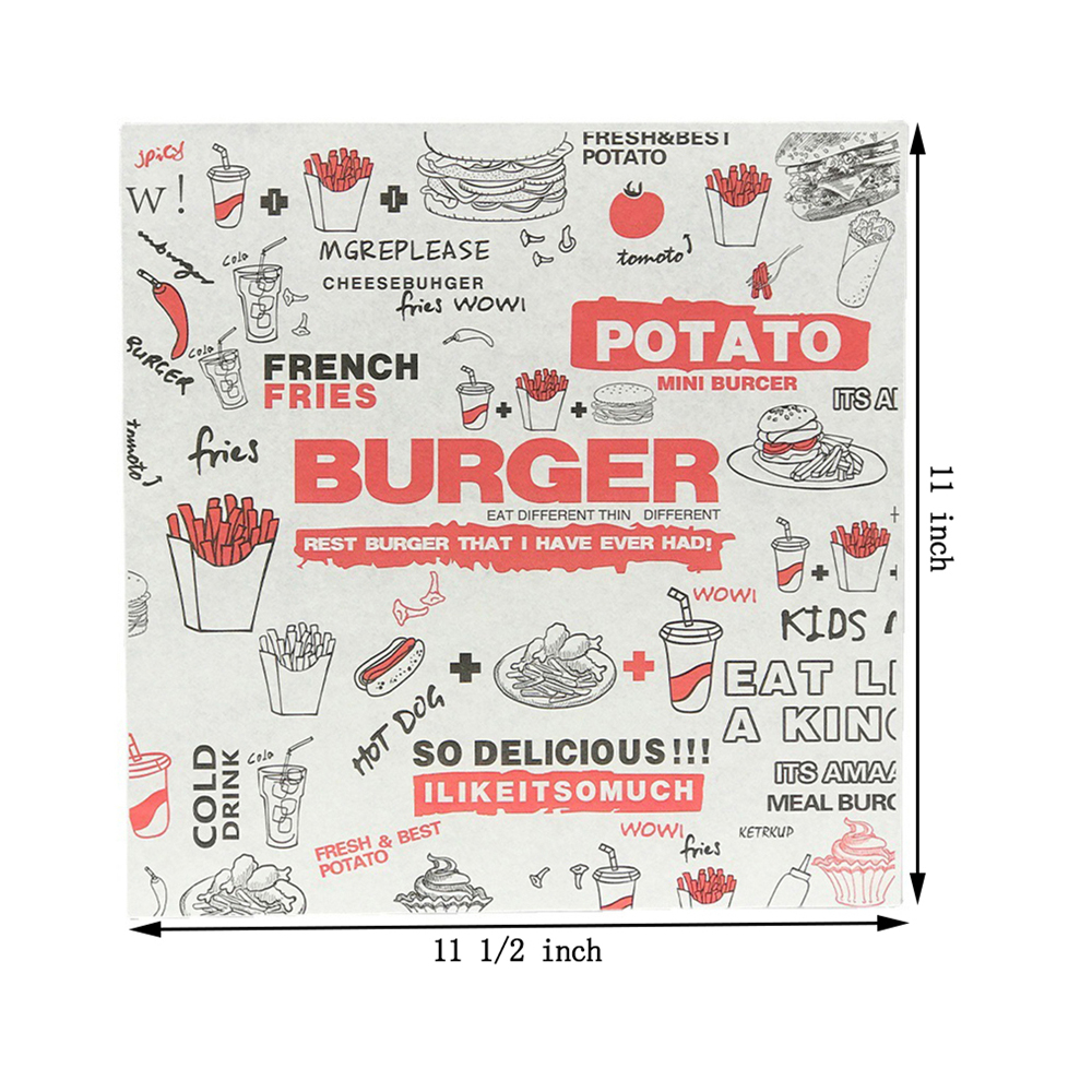 Hamburger Sandwich Baking Greaseproof Paper