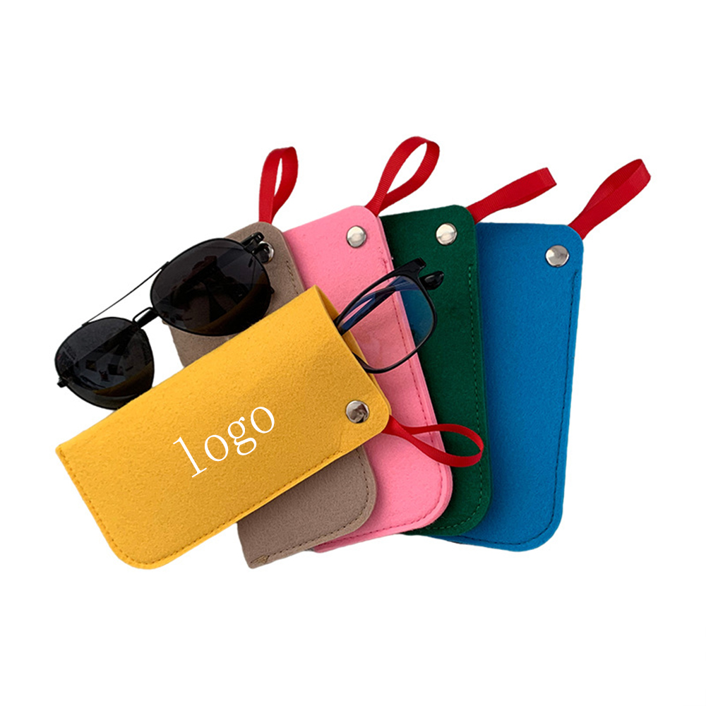 Minimalist Wool Felt Eyeglasses Case 1