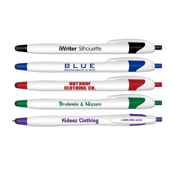 iWriter Silhouette Stylus & Retractable Ballpoint Pen with Black Ink 4