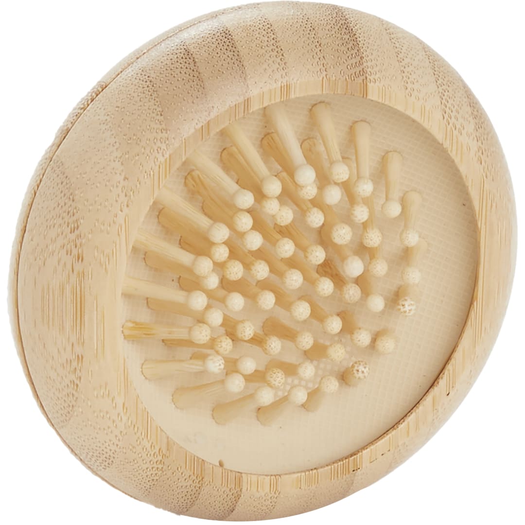 FSC® 100% Bamboo Compact Mirror/Brush 6