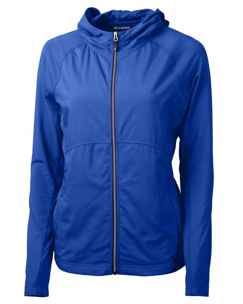 Cutter & Buck Adapt Recycled Soft Knit Stretch Womens Hybrid Full Zip Jacket 49