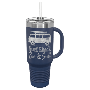 Polar Camel 40 Oz. Travel Mug With Handle, Straw Included 7