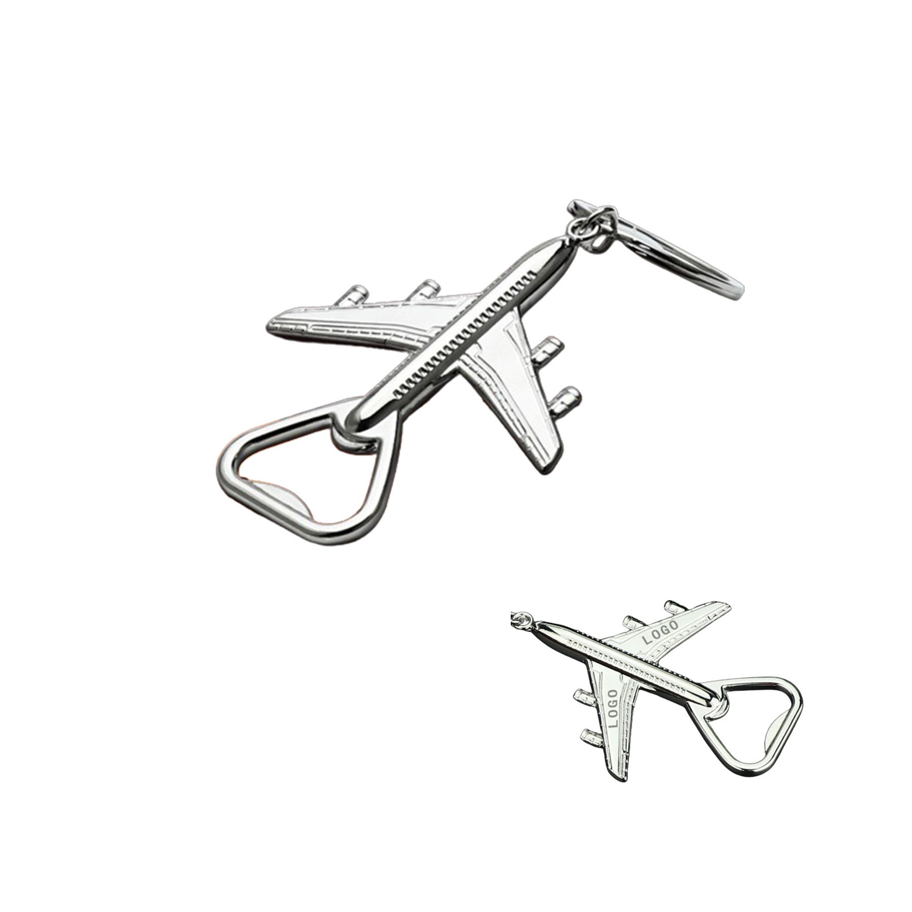Airplane Keychain Beer Opener