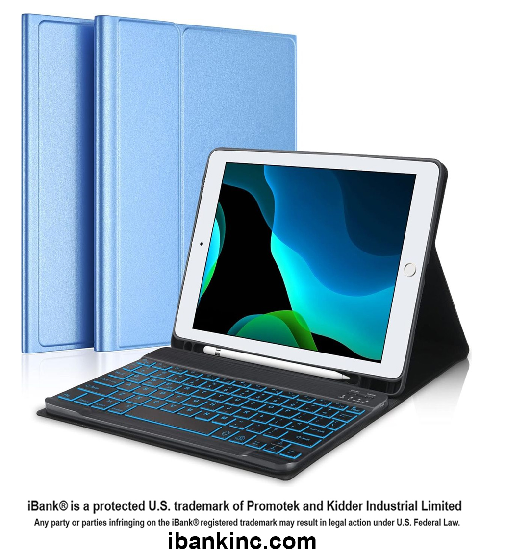 iBank ® Bluetooth Keyboard Case for iPad 10.2" (2021/2020/2019, 9th/8th/7th Gen) 2