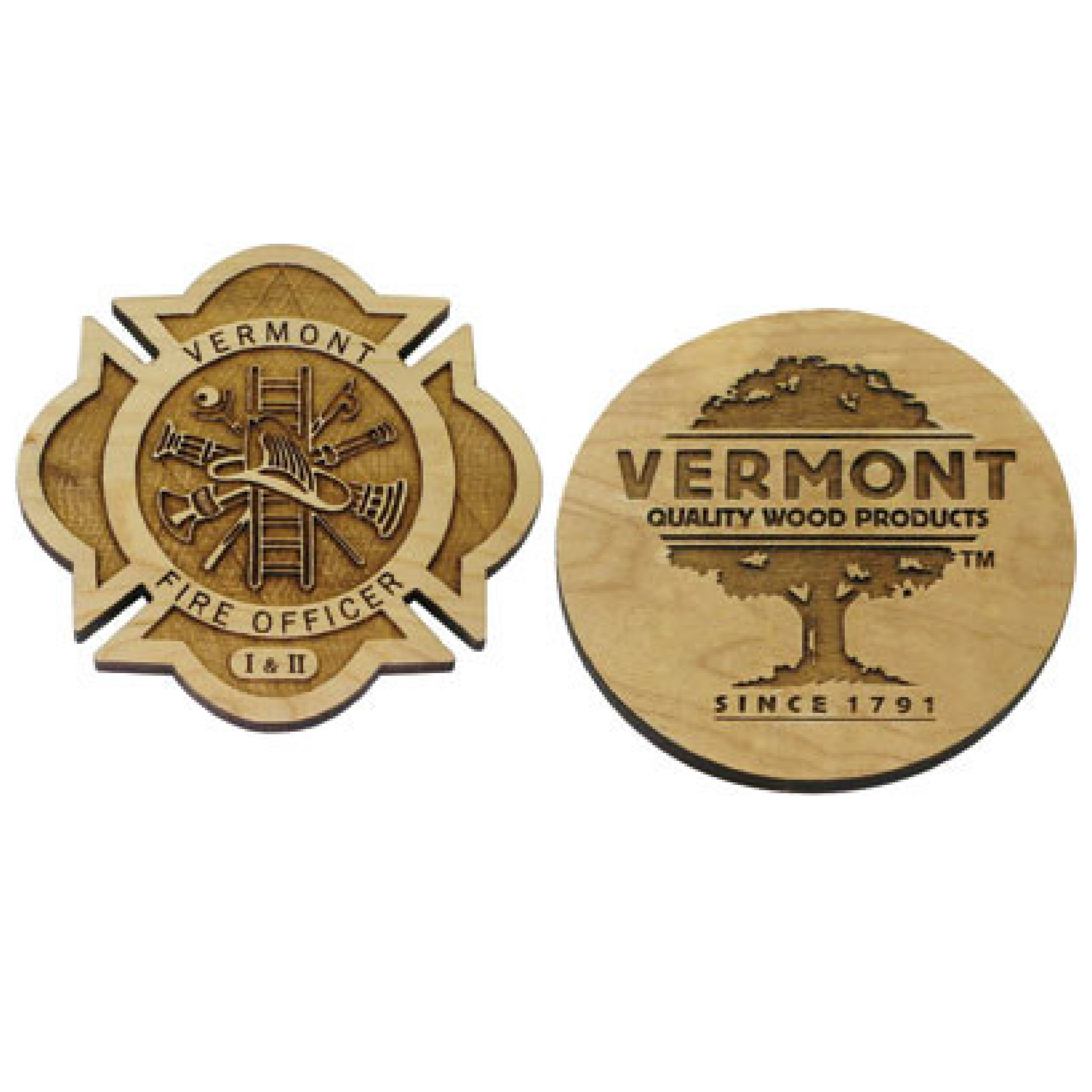 Coaster with laser engraving 2