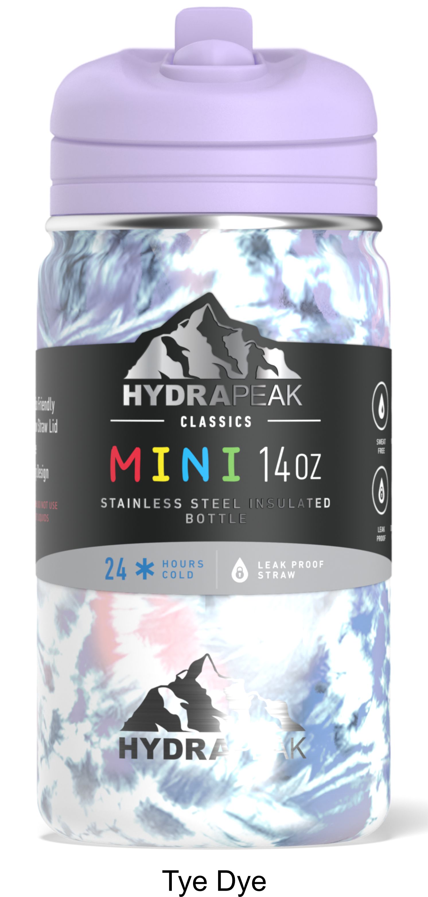14 Oz. Hydrapeak Mini Water Bottle LIFETIME WARRANTY! 9