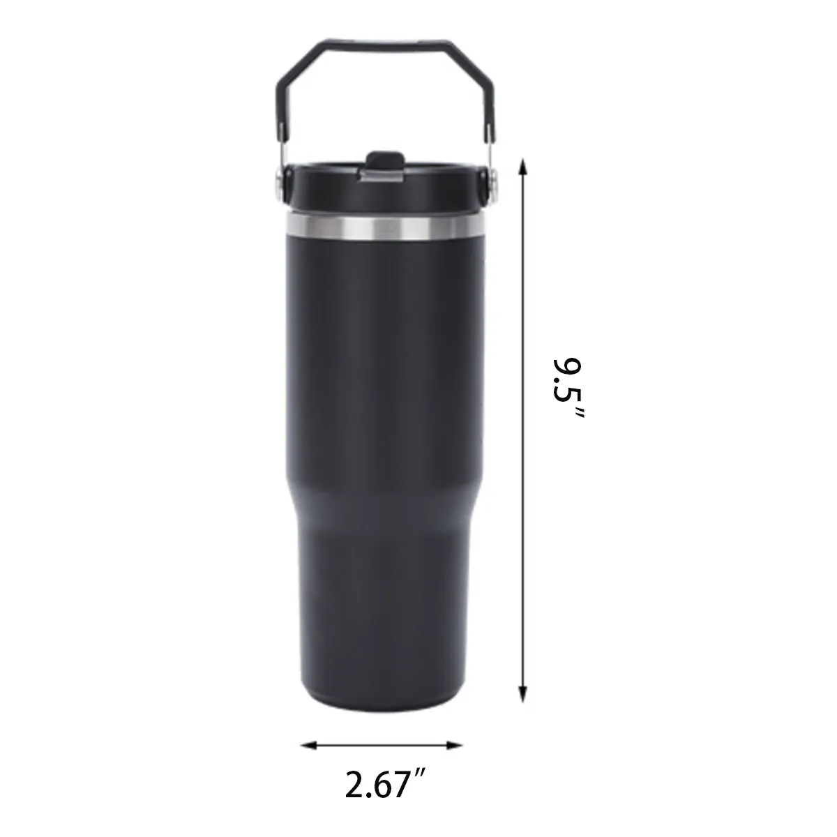 30 Oz Flip Stainless Steel Insulation Cup All-Over Printing 5