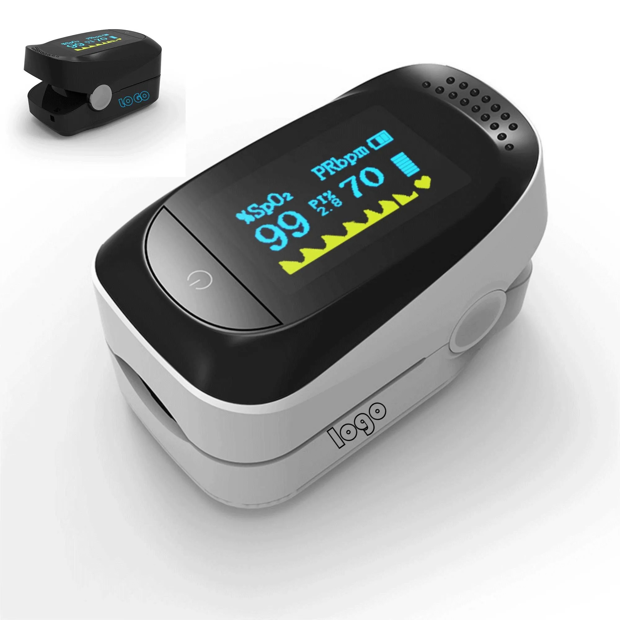 MOQ 30pcs Oximeter Blood Oxygen Saturation Monitor 2
