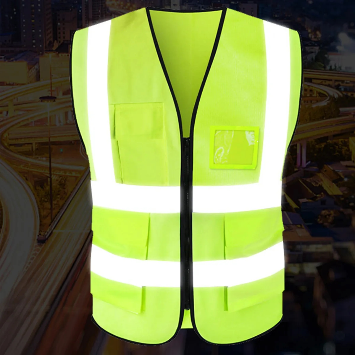 Custom High Visibility Reflective Safety Vest 5