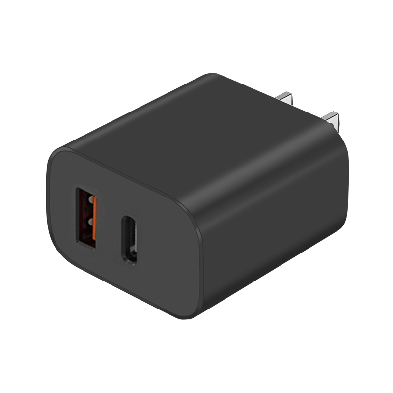 Dual Port Type C Wall Charger Fast Charging 20W Power Adapter Cube 5