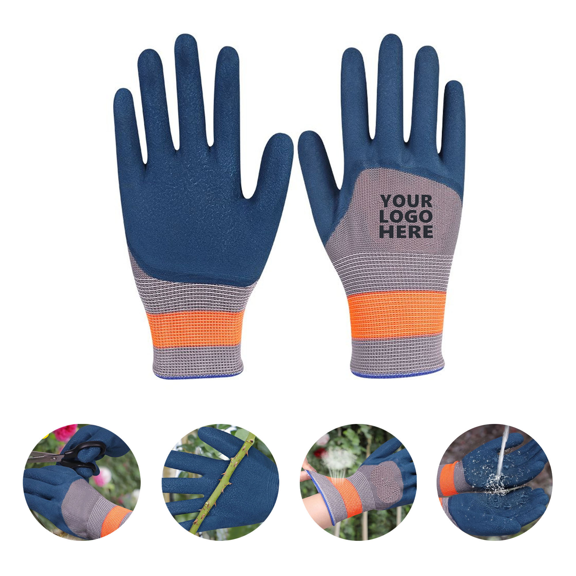 Breathable Rubber Coated Gardening Gloves 3