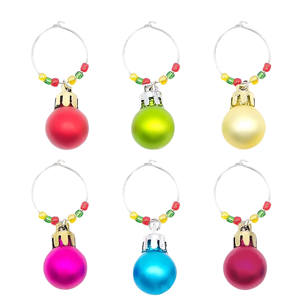 Christmas Wine Glass Charms 4