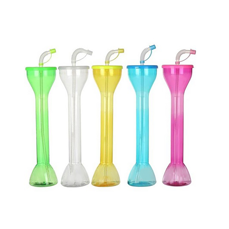 400ml Clear Yard Cup with Straw 4