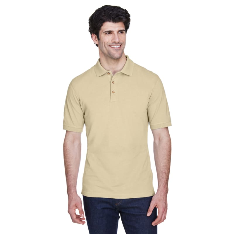UltraClub Men's Classic Piqué Polo 20
