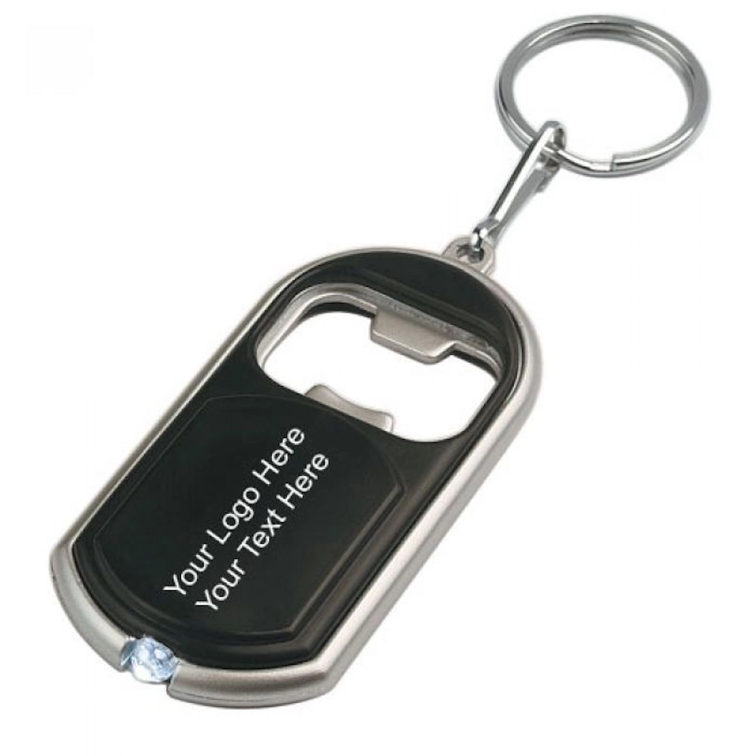 Personalized Bottle Opener Keychain With Led Flashlights 4