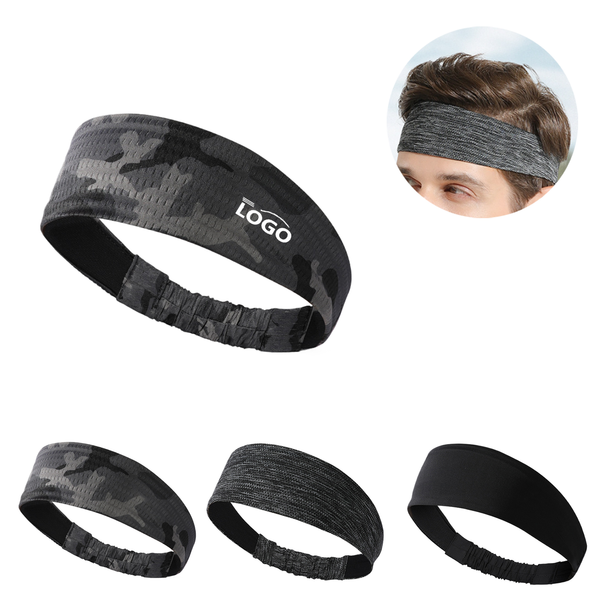 Cooling Ice Silk Sports Headband 1