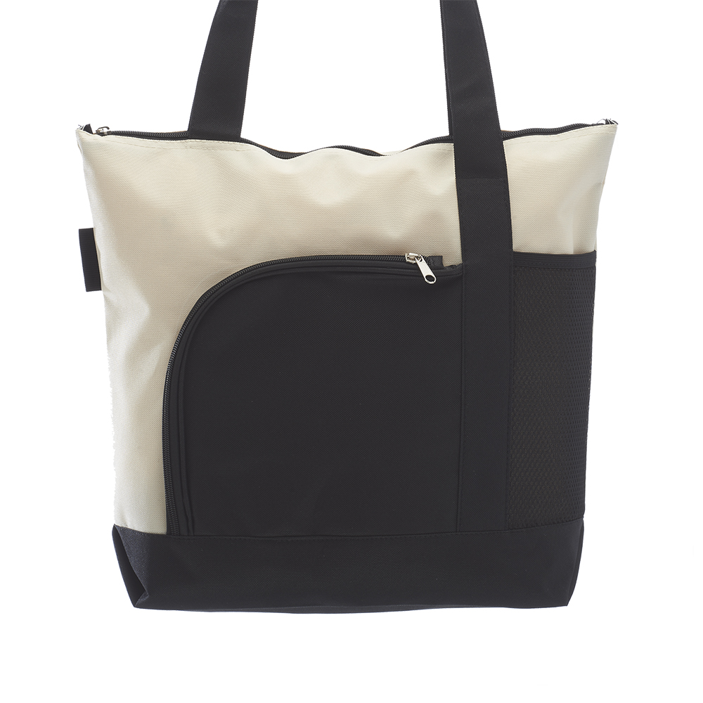 Zipper Polyester Tote Bags 21