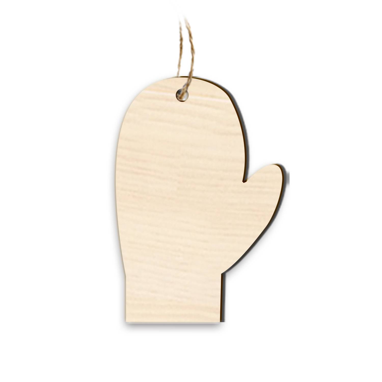 10Pcs Wooden Christmas Ornament Set 8