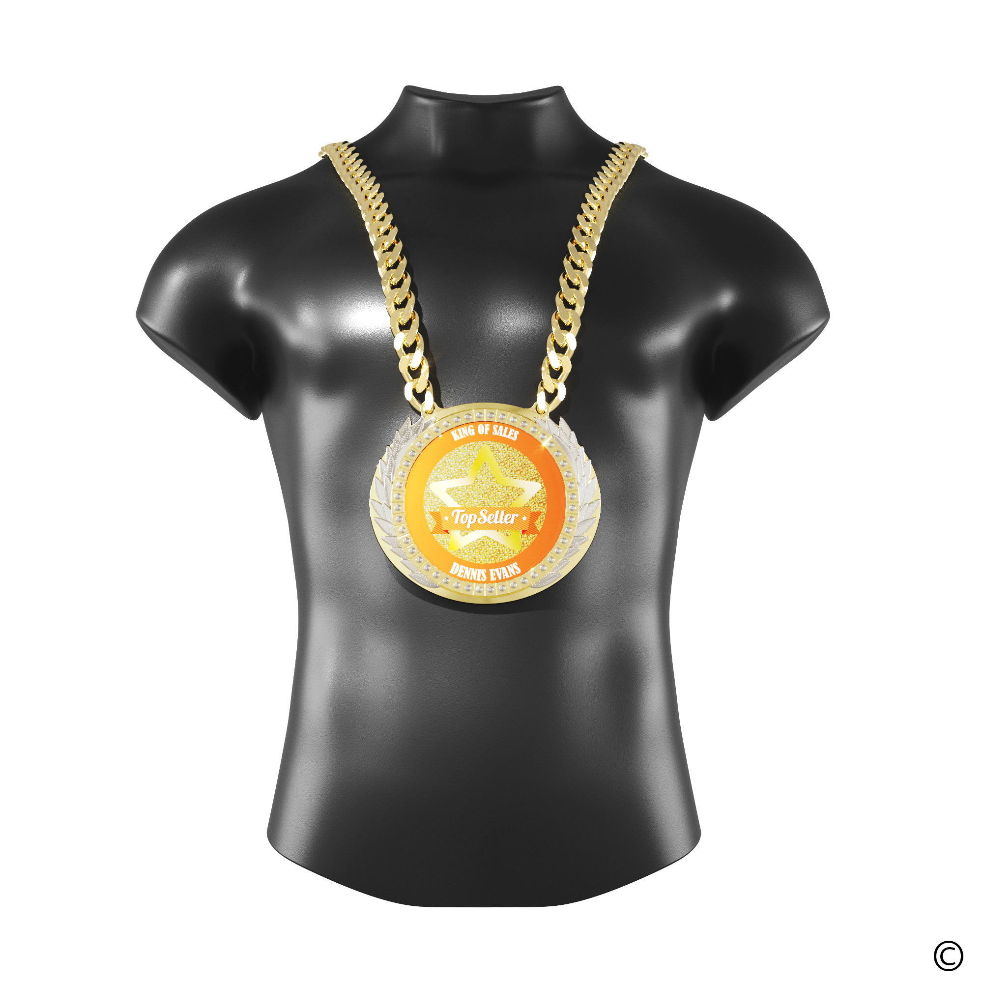 Express Vibraprint® Presidential Champ Chain w/ Chain 16