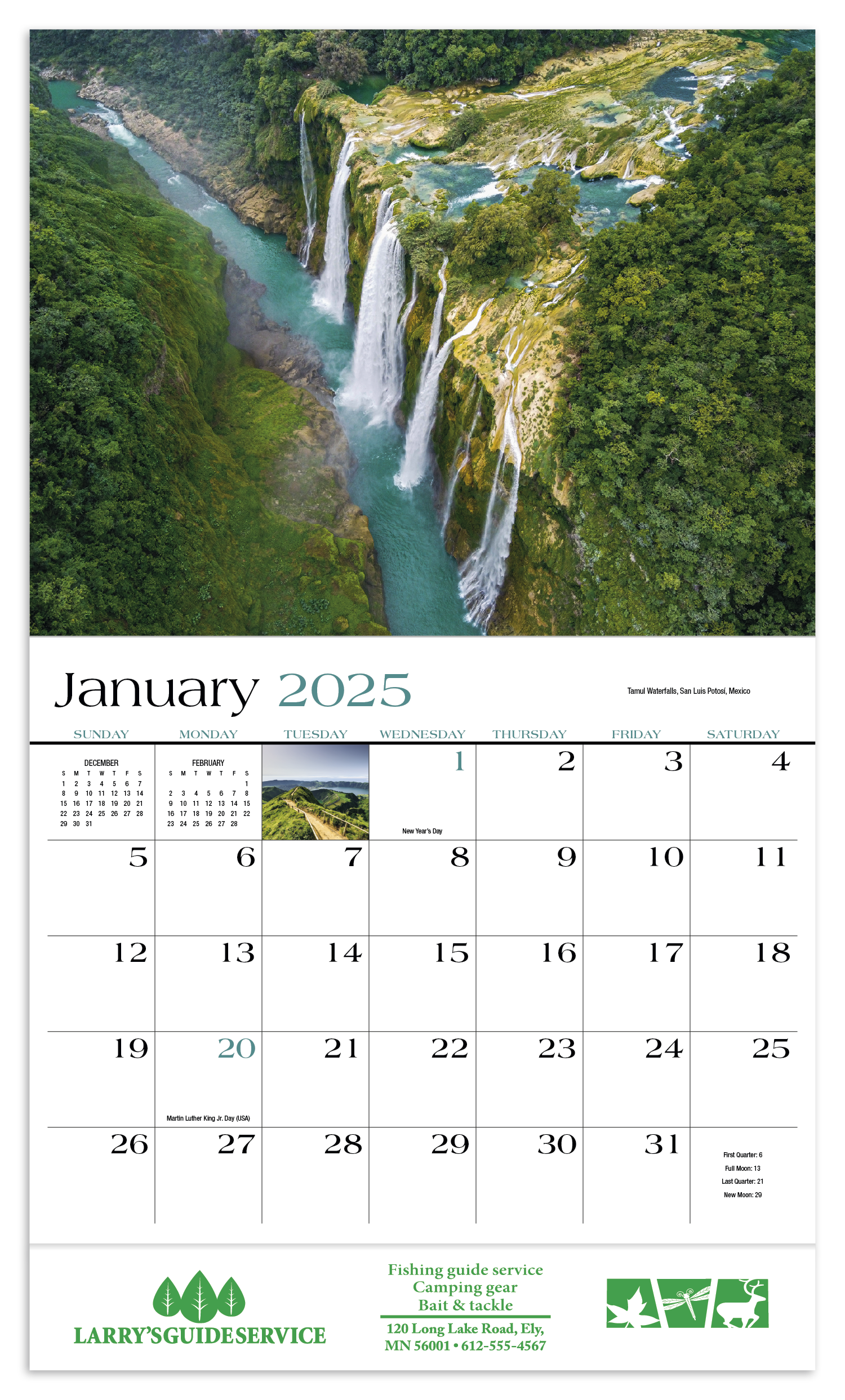HotLine® Products Destination Dreams® Appointment Calendar - Stapled 5