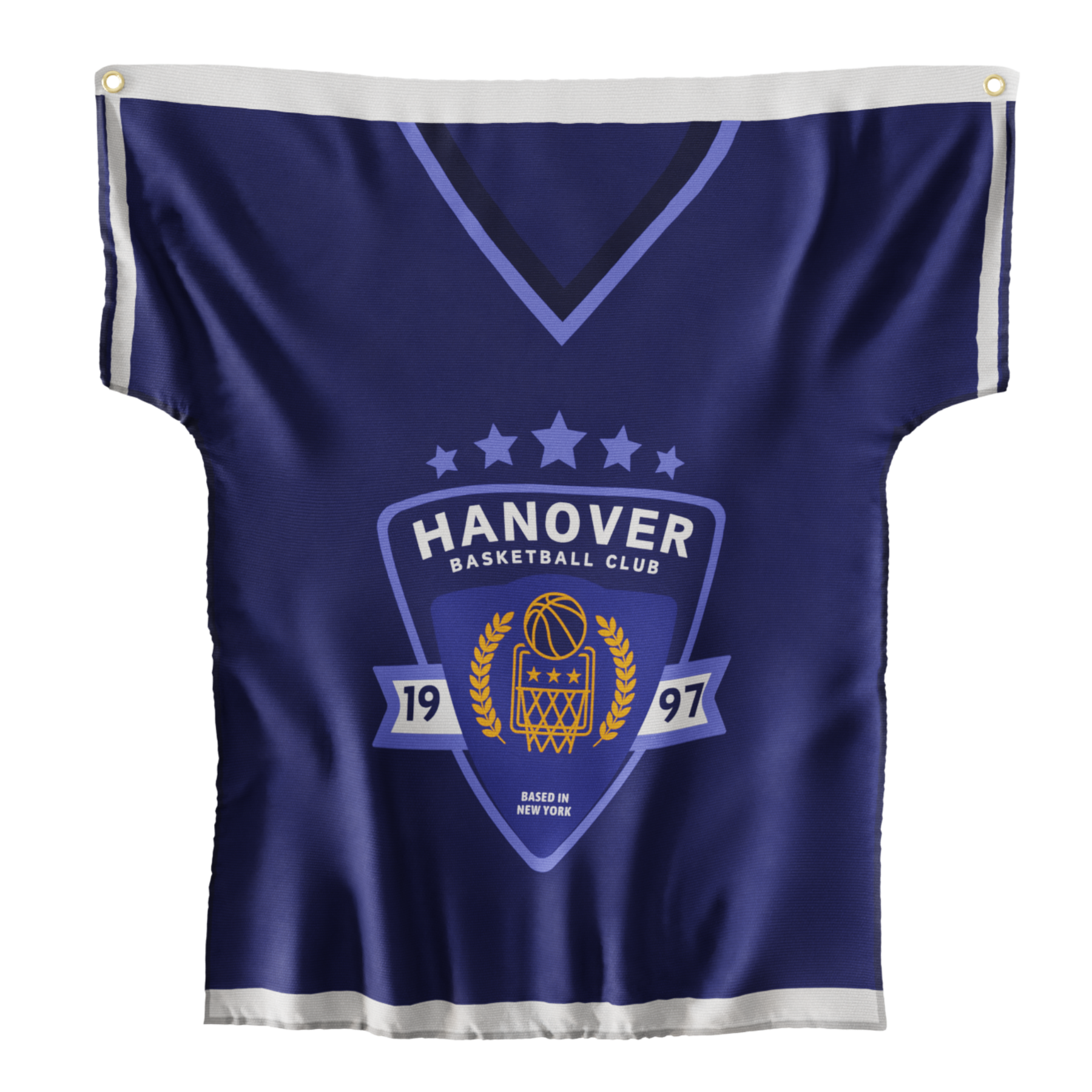 Jersey Flag, 40" x 35"