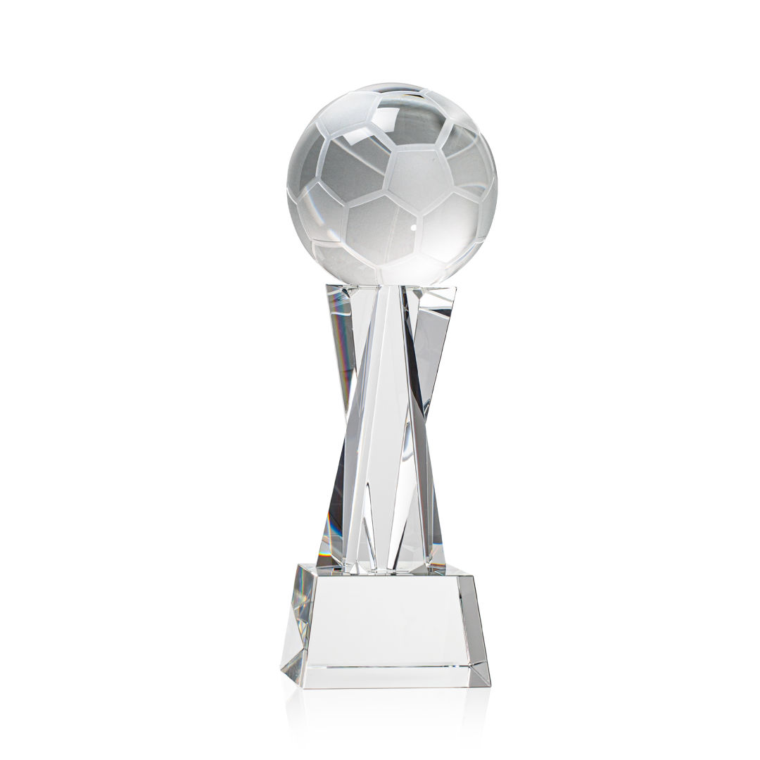 Soccer Ball Award on Grafton Base - Clear 8
