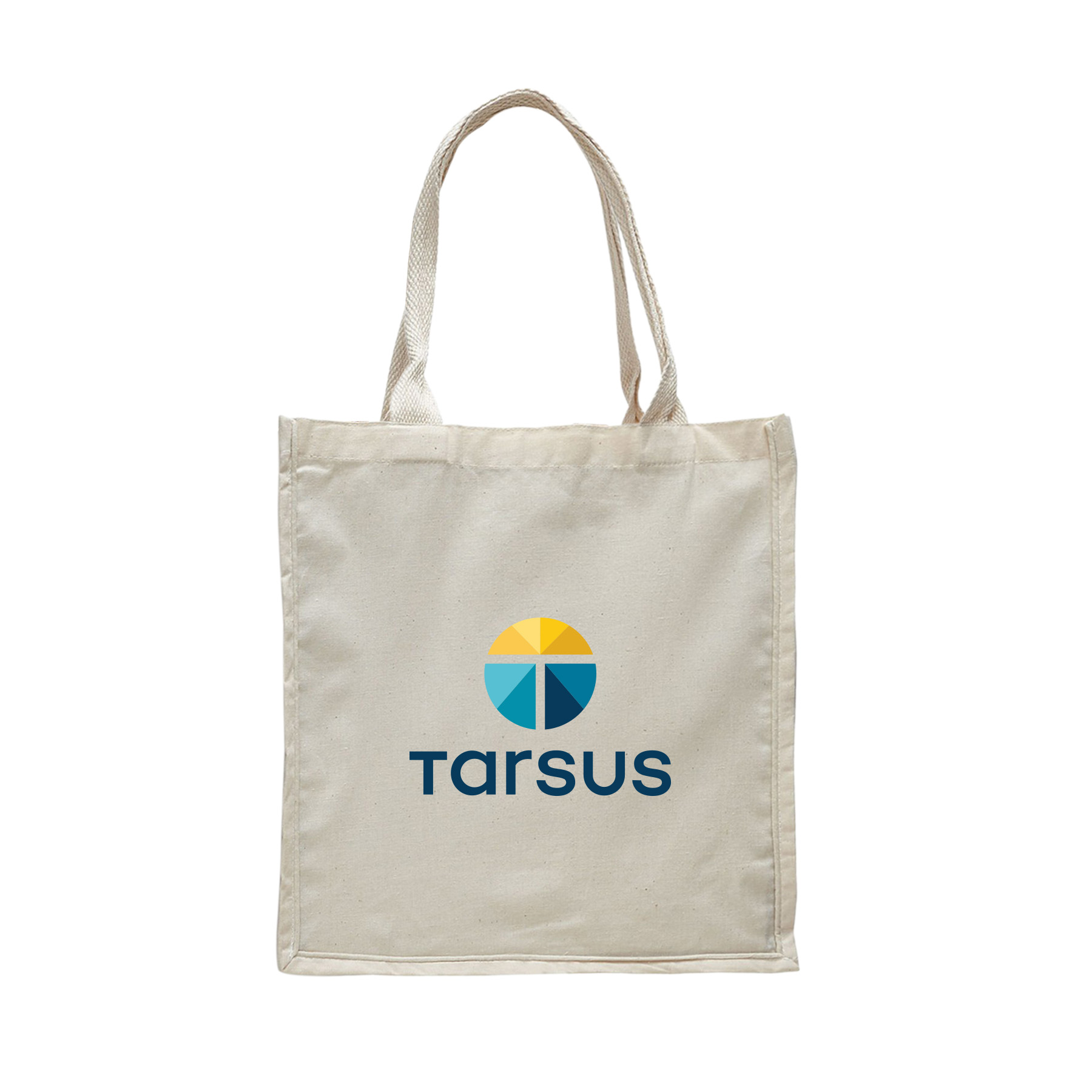 6 oz. 100% NATURAL COTTON SHEETING FANCY SHIPPING TOTE BAG 1