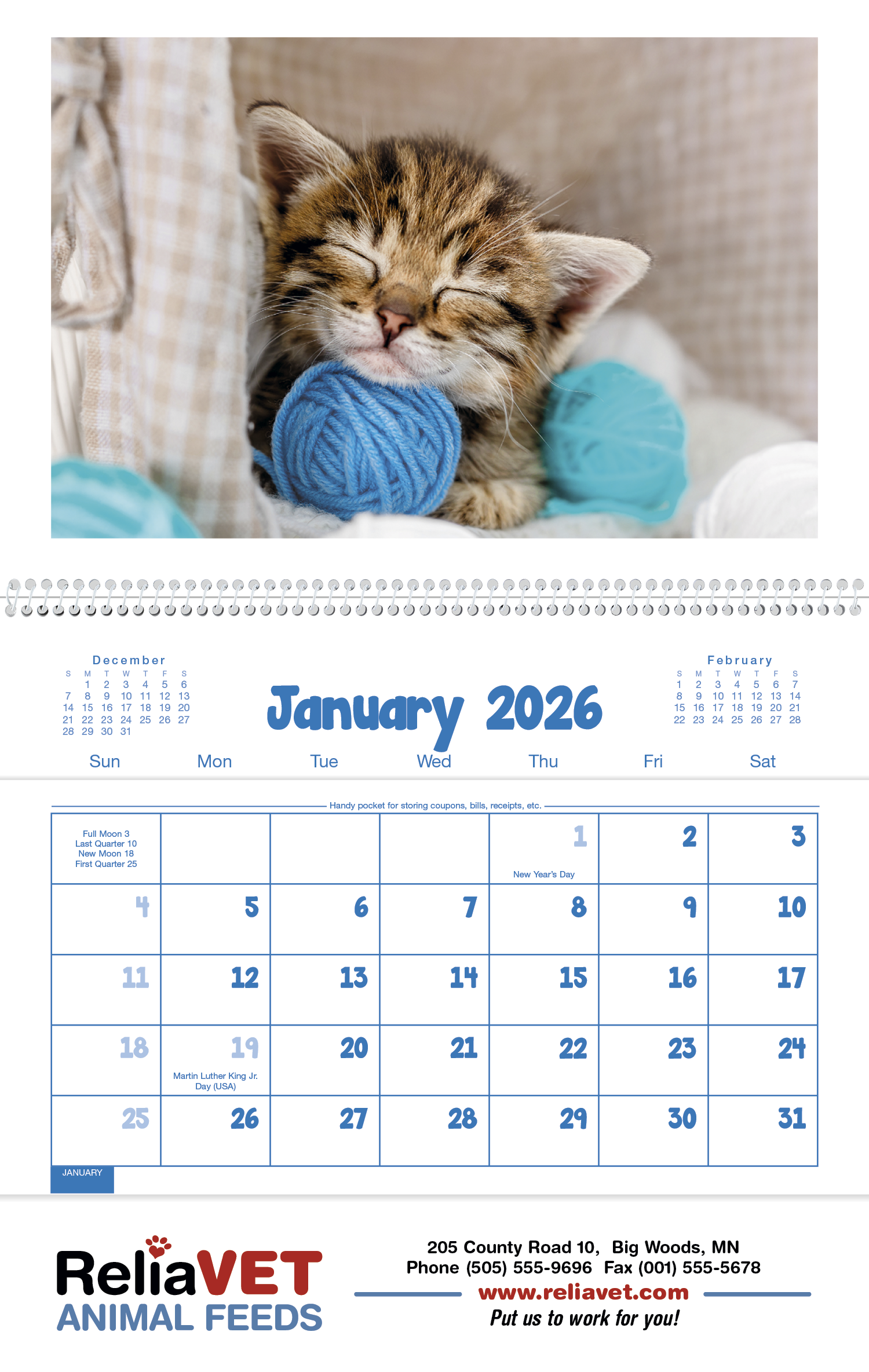 Triumph® Calendars Puppies & Kittens Pocket Calendar 4