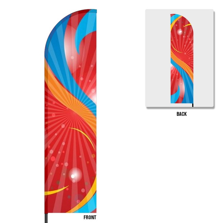 Flex Banner™ Flag Only, Double-Sided 21.5' Advetising Feather Flag 3