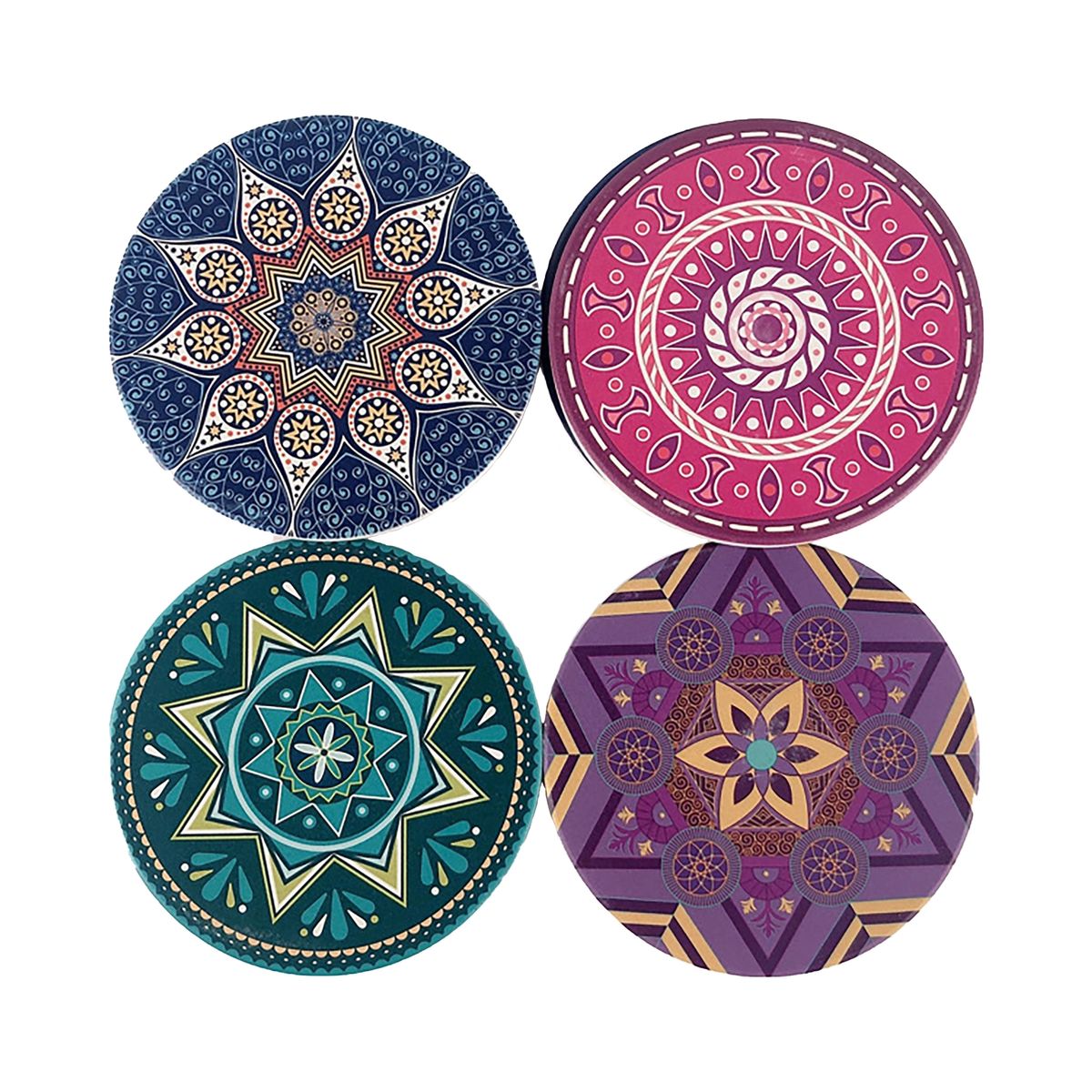 Round Ceramic Coasters 2