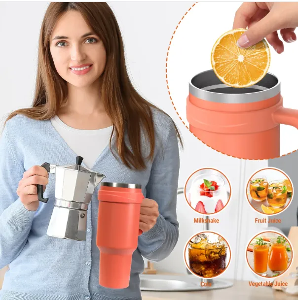 Insulated 40oz Tumbler with Handle 2