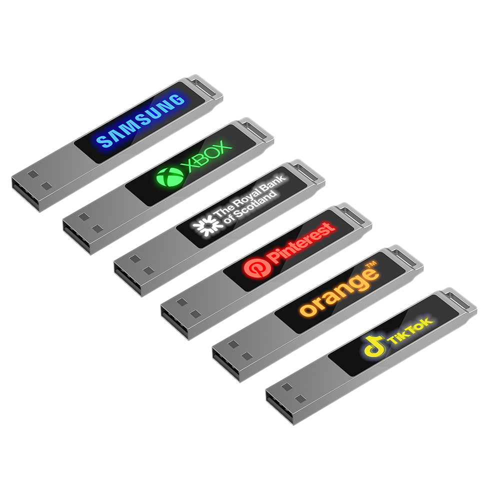 North Center Light-Up USB Flash Drive 11