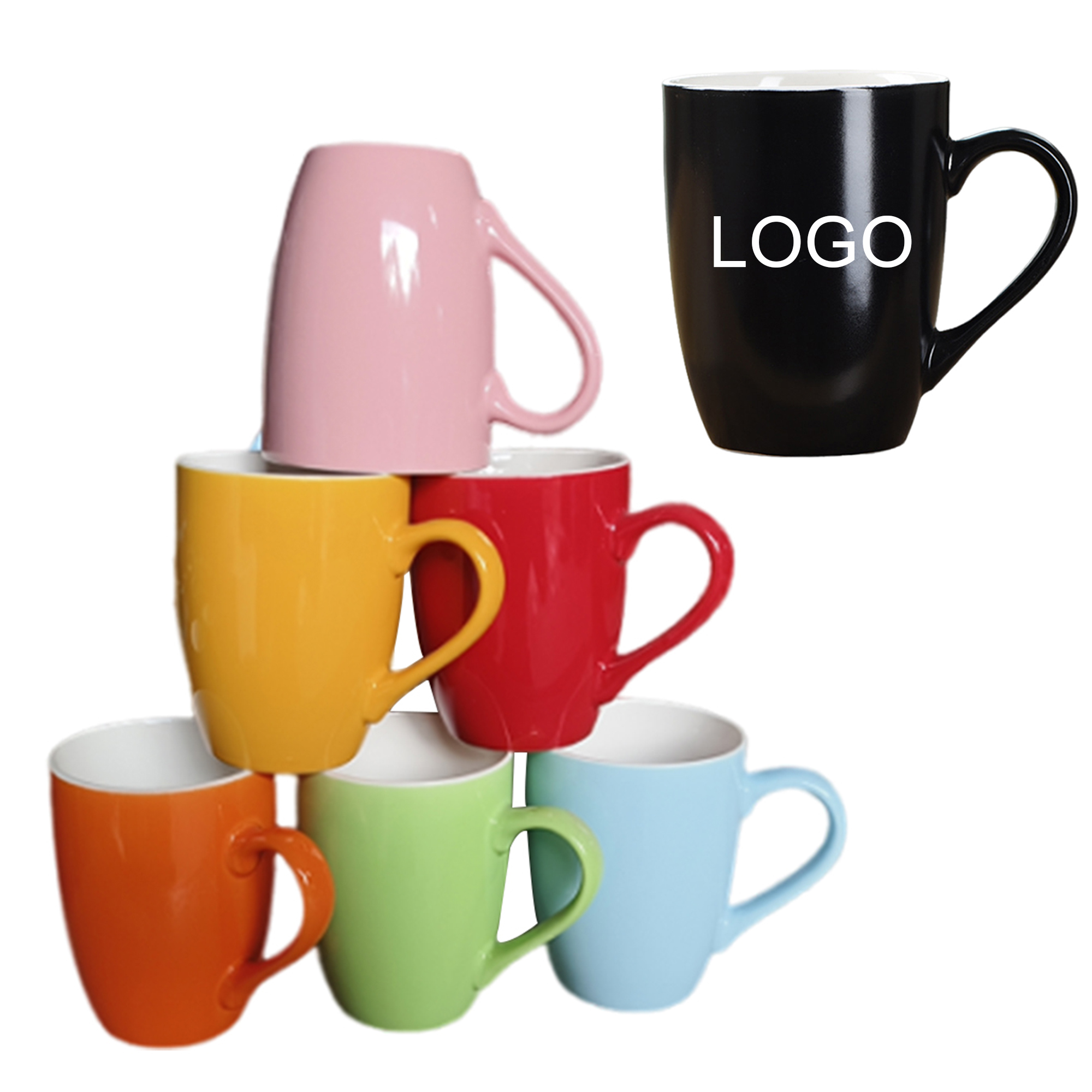 12OZ Custom Multi-Color Ceramic Mug 2